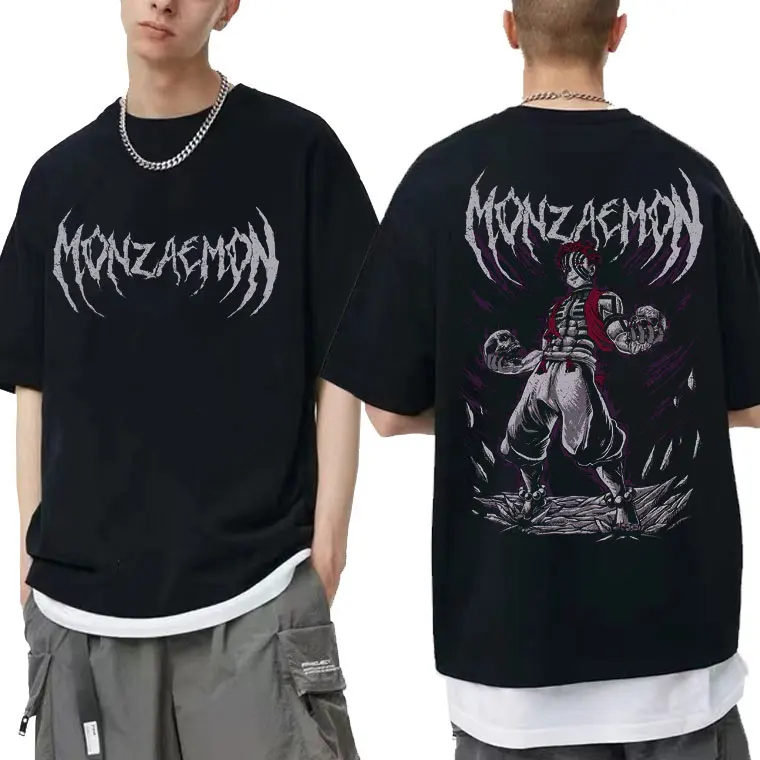 

Anime Demon Slayer Tshirt Rengoku Akaza Twelve Kizuki Kimetsu No Yaiba Print T Shirt Men Manga Oversized Tees Male Loose T-shirt