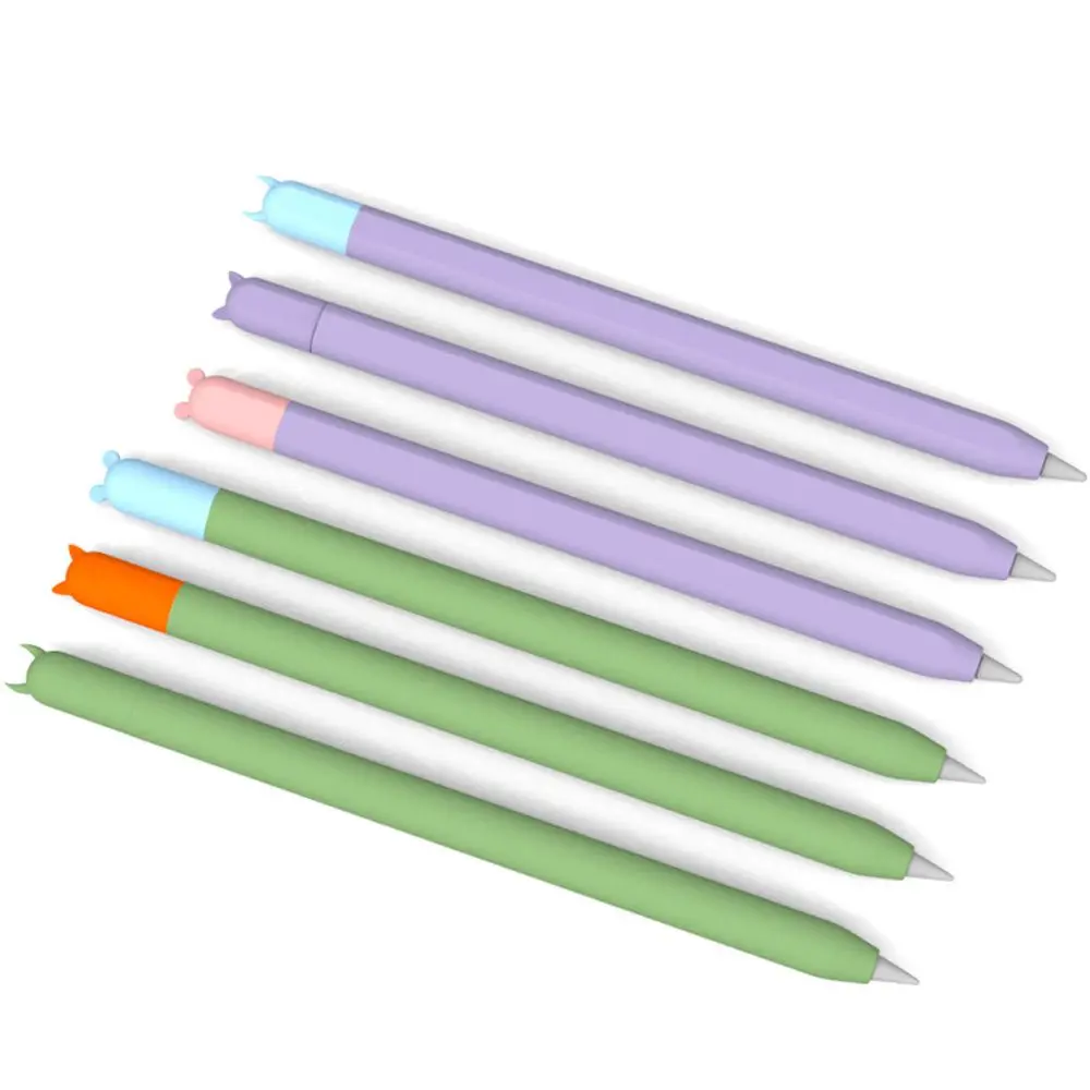 

Soft Silicone For Apple Pencil 1 2 Pencil Skin For Apple Pencil Case Stylus Cover Anti-scratch Case Protective Cover