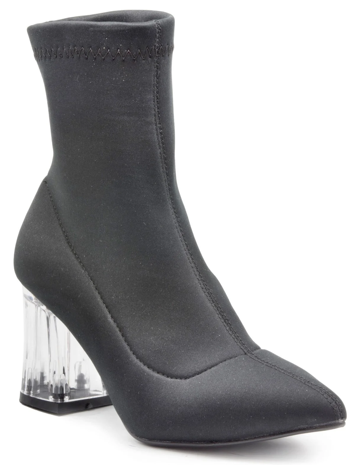 

Зима 3422, новинка, сезон зима, черные эластичные дамские сапоги gedikpaдоступна в наличии, прозрачные каблуки, колготки, мини-юбка, повседневное ...