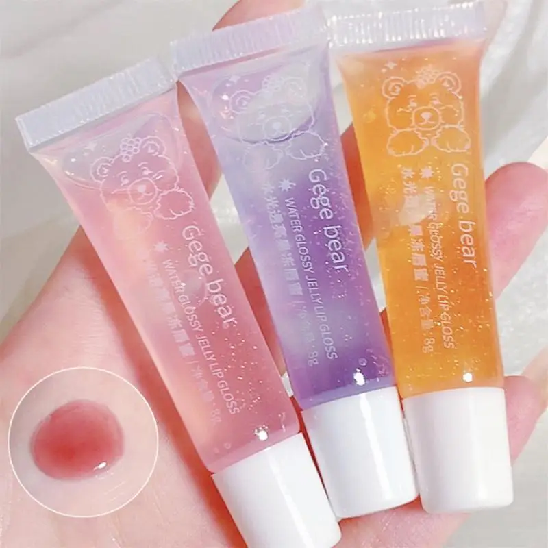 

Mirror Water Lip Gloss Lip Glaze Transparent Glass Lip Oil Waterproof Lasting Liquid Lipstick Lip Balm Lipgloss Makeup Cosmetics