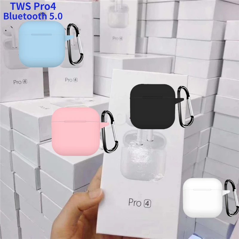 

Pro 4 TWS Wireless Headphones Earphone Bluetooth-compatible 5.0 Fone Sports Mini In Ear Hands Free Headset With Mic Pro4 Earbuds