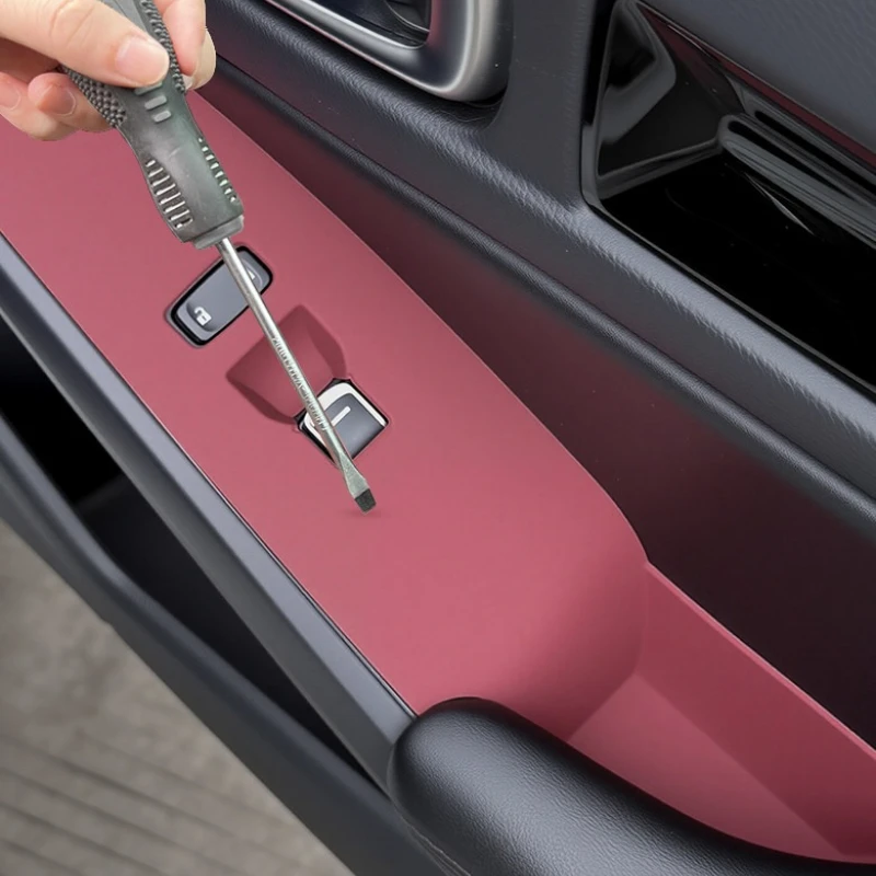 Фото Для Honda Civic 2022-2025: Комплект из 4 силиконовых накладок на дверные ручки – защита от грязи и царапин №5