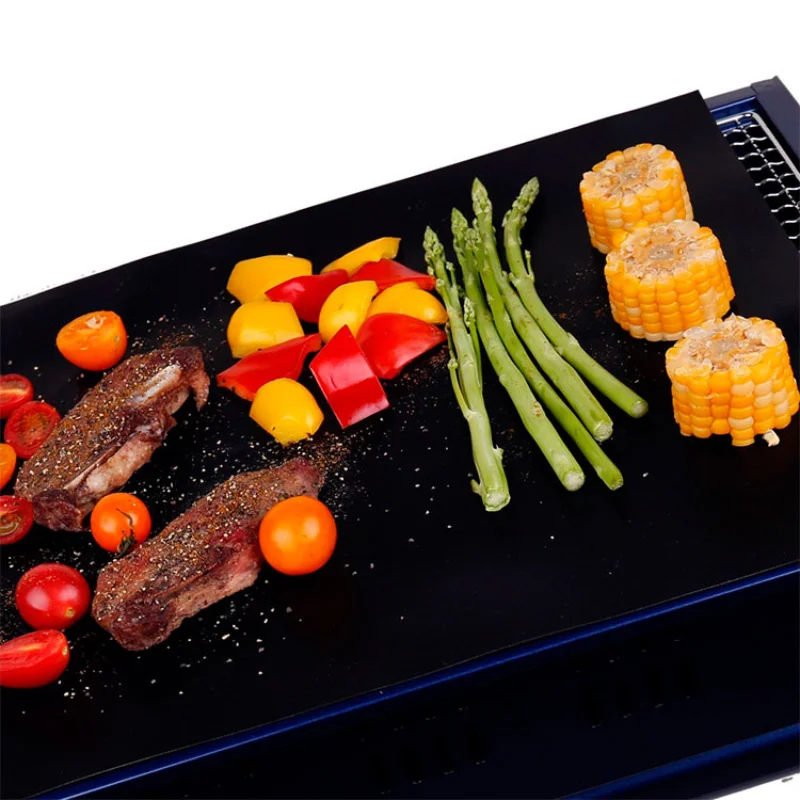 

Non-stick BBQ Grill Mat 40*33cm Baking Mat Barbecue Tools Cooking Grilling Sheet Heat Resistance Easily Cleaned Kitchen BBQ Tool