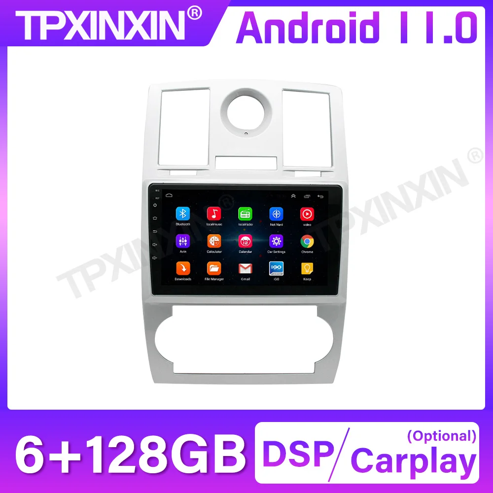 

Автомагнитола на Android 10 для Chrysler 300C 2013-2019, автомобильный мультимедийный стерео-проигрыватель с GPS-навигацией, магнитофон IPS DSP 2 + 32 ГБ