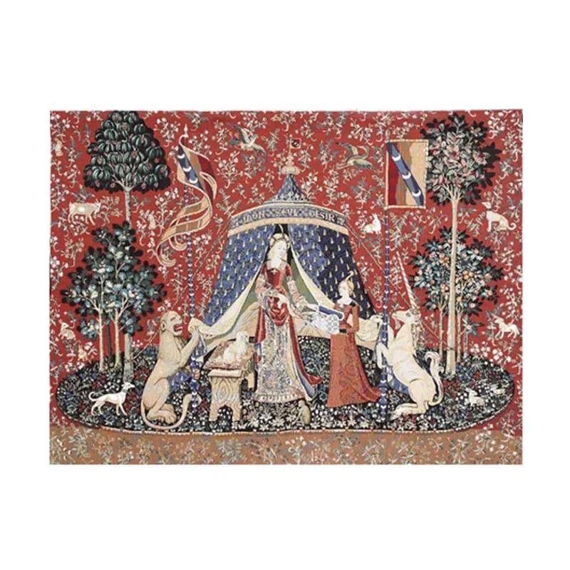 

Жаккардовый гобелен "Единорог", JLY, хлопок