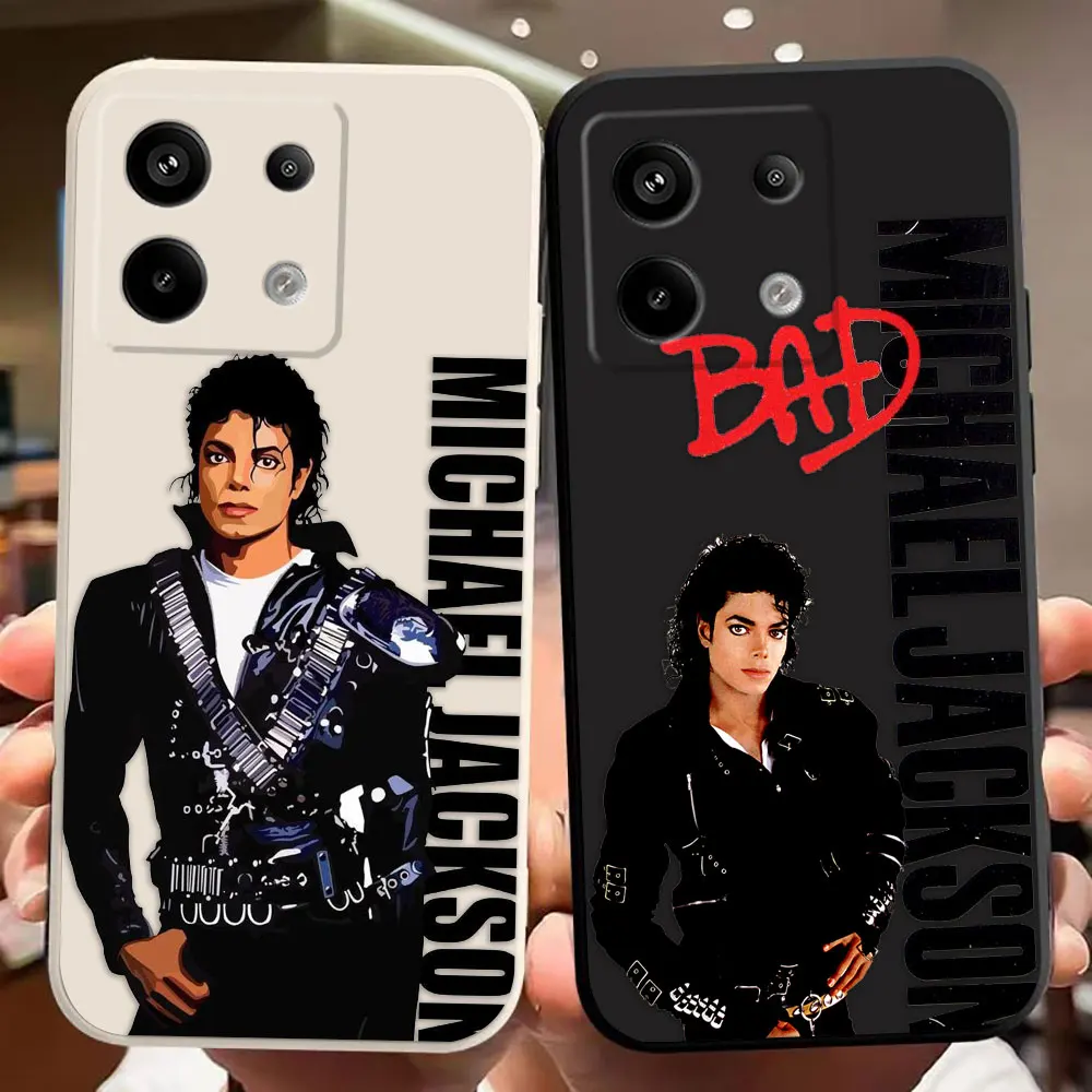 Фото Чехол для телефона Singer M-Michael J-Jackson на заказ для Xiaomi Redmi Note 14 13 12 12S 11 11T 11S 10 10T 10S 10X 9 8 7 PLUS №1