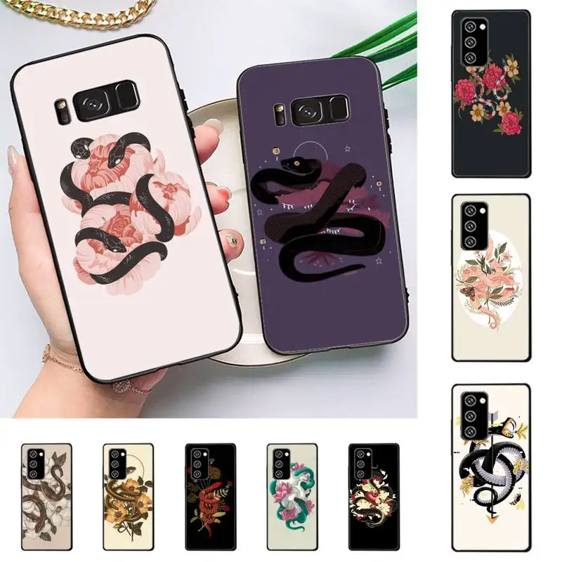 

The Snake and Fern Phone Case For Samsung Galaxy Note 10Pro 20ultra cover for note 20 note10lite M30S