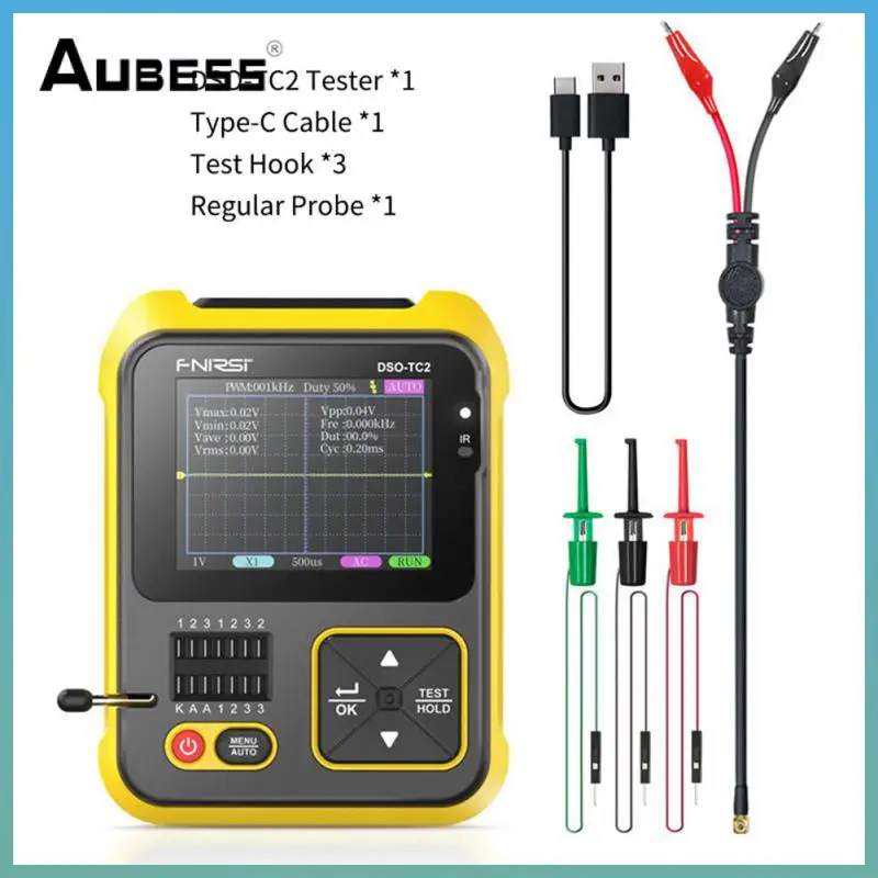 

Тестер емкости и напряжения Lcr, портативный прибор для проверки электронных компонентов Pwm Out 2-в-1, ручной