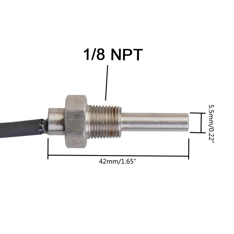 

1/8 NPT Water Oil Temperature Sensor Universal Car SUV Digital Sender Water Temp Sensor Racing Electric Gauge Unit