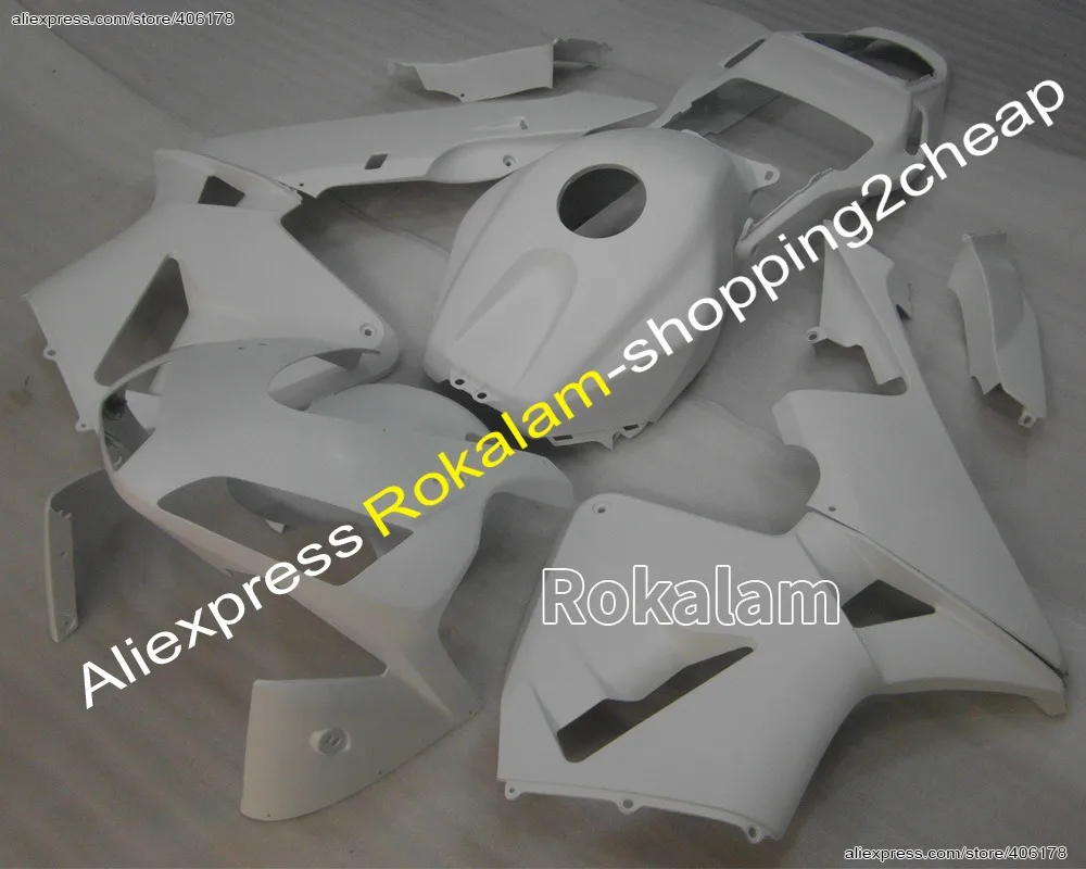 Для Honda F5 CBR600RR 03 04 CBR600 RR CBR 600RR 600 2003 2004 полностью матовый белый комплект обтекателей
