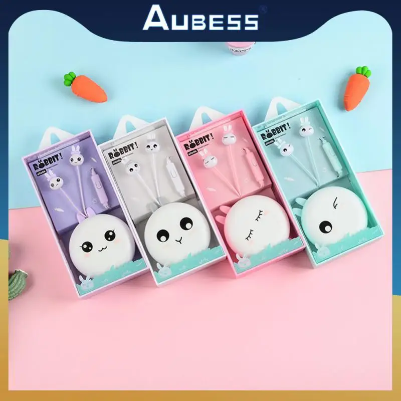 

Plug Diameter 3.5mm Wireless Earphone Lively And Cute Touch Earphones Cute Cartoon Design Product Material Abs Headset