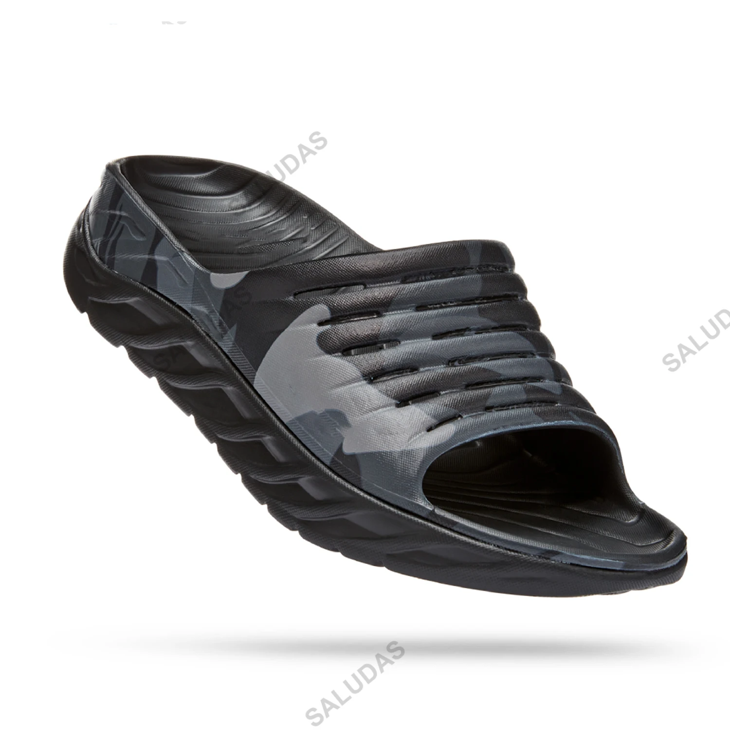 

SALUDAS Men's Slippers Ora Recovery Slide Ultra Light Eva Soles Soft Comfortable Men's Home Sandals Men's Camouflage Flip Flops