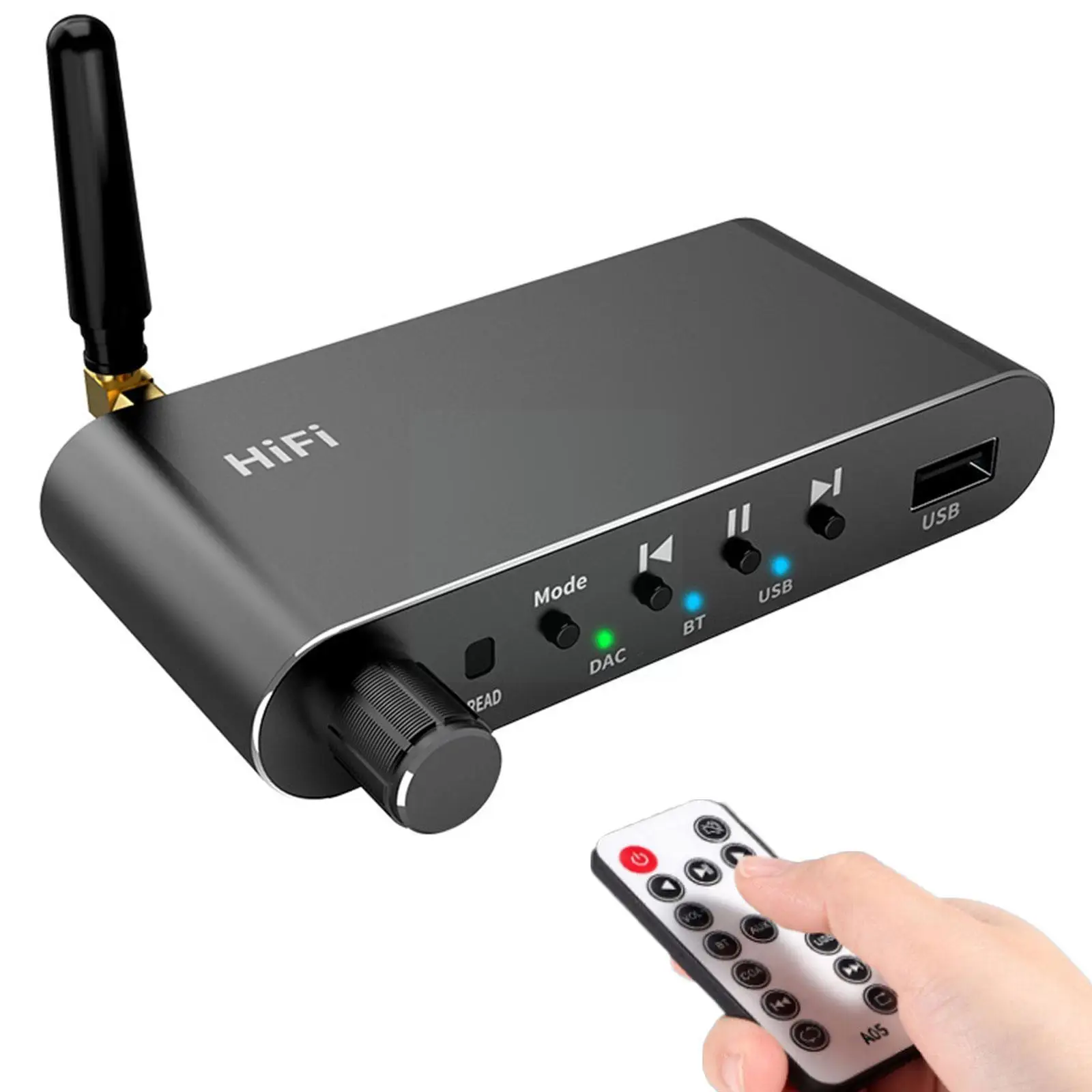 

Приемник-передатчик Bluetooth 5,1, аудиоадаптер, U-образный/оптический диск 2022, Aux 3,5 мм, воспроизведение, RL, задний цифро-аналоговый преобразовател...