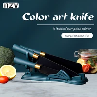 nzv kitchen accessories slicer knife chef knife kitchen fruit stainless steel set combination kitchen knife