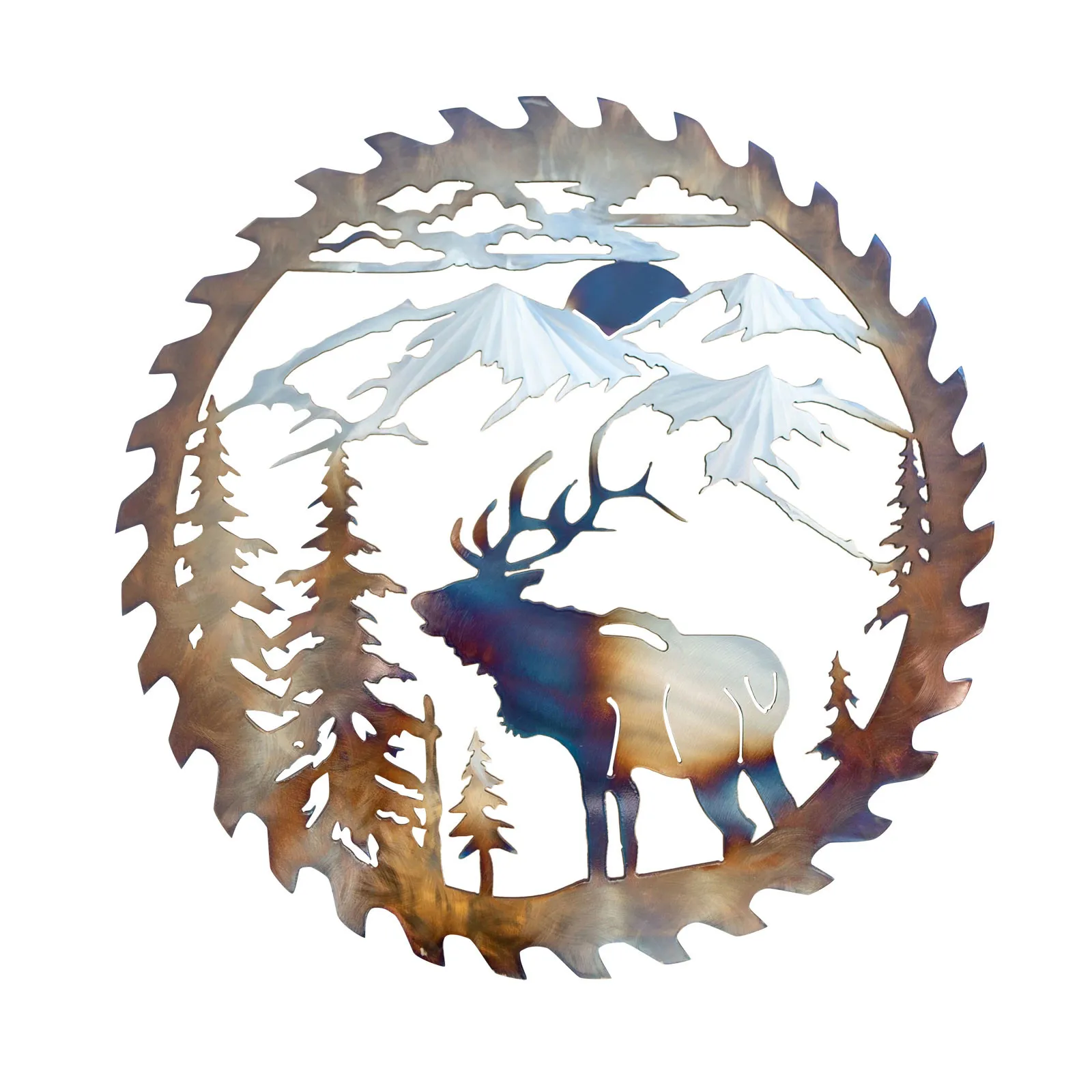 

Art Home Saw Saw Metal Crafts Hand Pendant Decoration Cut Decoration Decoration & Hangs