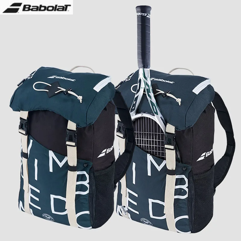 2022 100-year Limited Babolat Tennis Bag Pure Wim Bledon Tennis Backpack 1-Pack Black Green Unisex Raquete Padel Shoulder Bags
