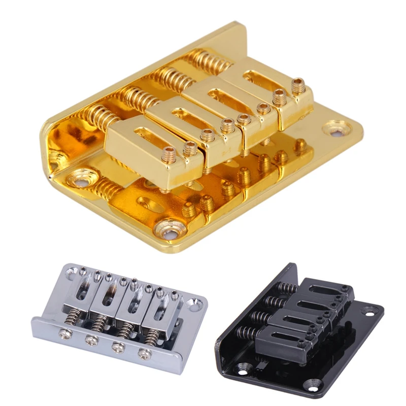 

HOT 4-String Chrome Hard-Tail Adjustable Bridge
