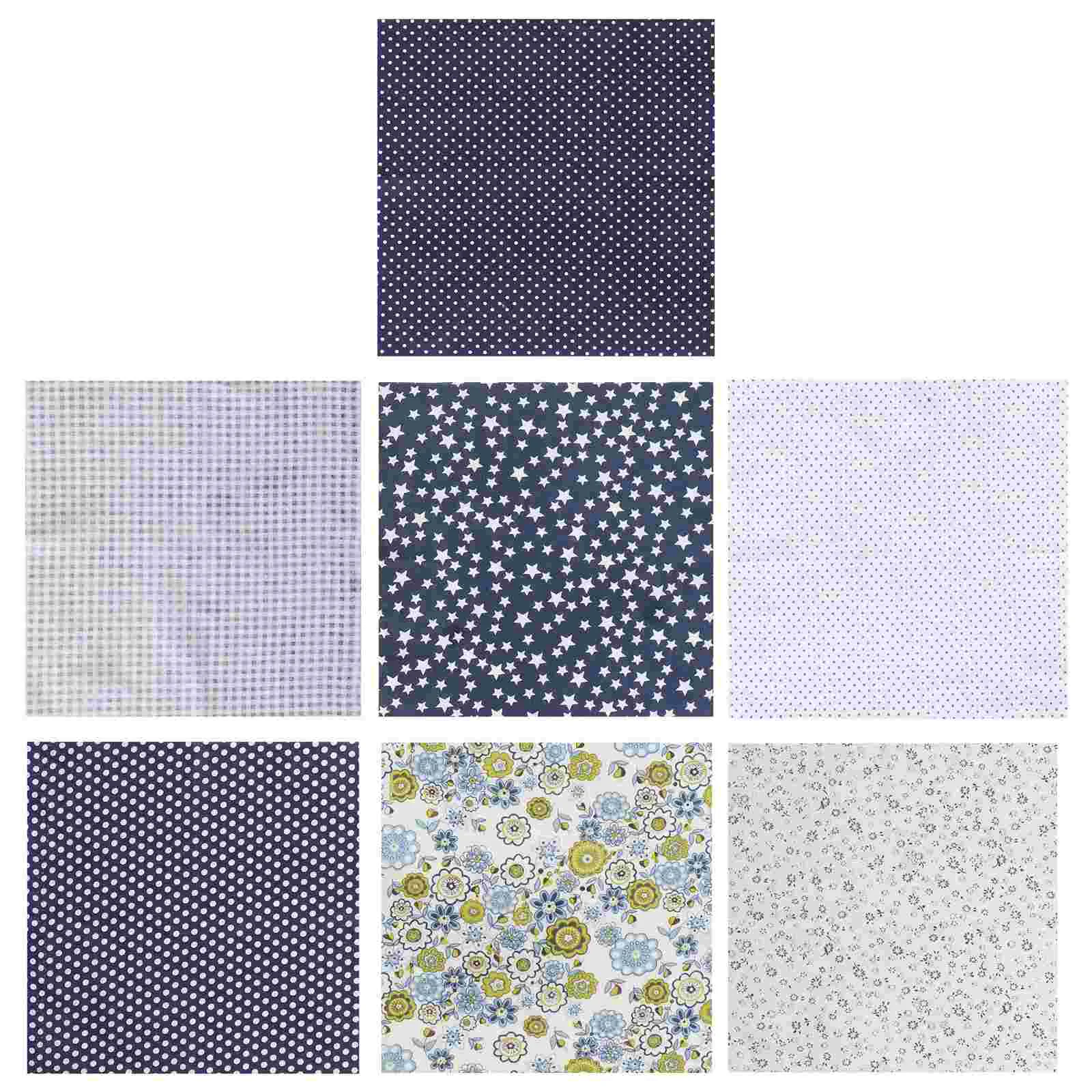 

Cotton Floral Fabrics Squares Fabric Patchwork Cloth Bundles Bundle Hand Material Diy Group Quilting Sewing Small