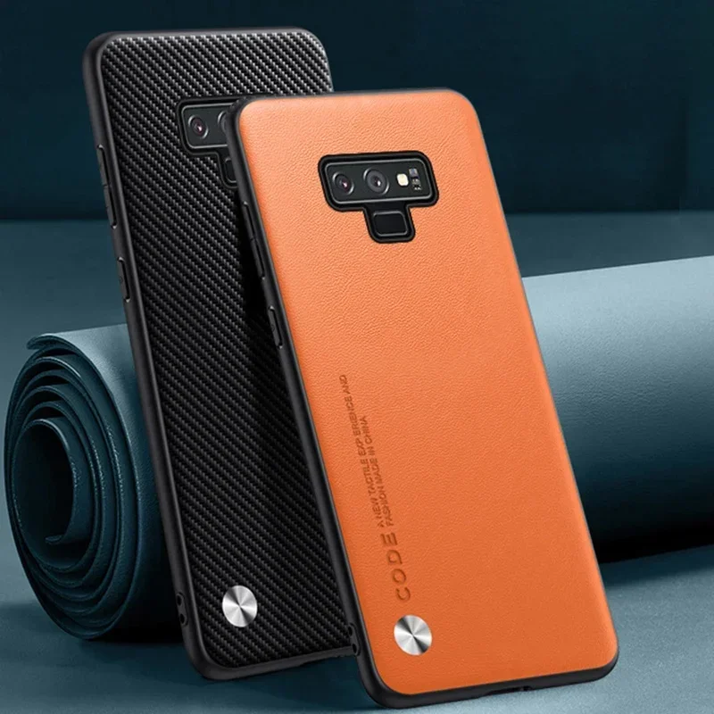 

For Samsung Galaxy Note 9 Back Cover Silicone Protection Phone Case For Samsung Note 8 Note8 Note9 Luxury PU Leather Cases capa