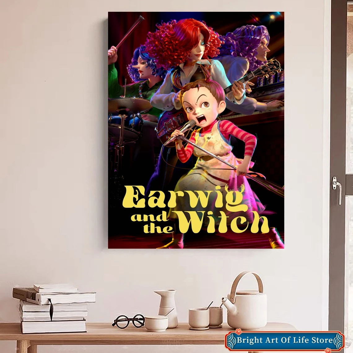 

Earwig and the Witch (2021) Movie Poster Art Cover Star Photo Print Home Decor Wall Painting (No Frame)