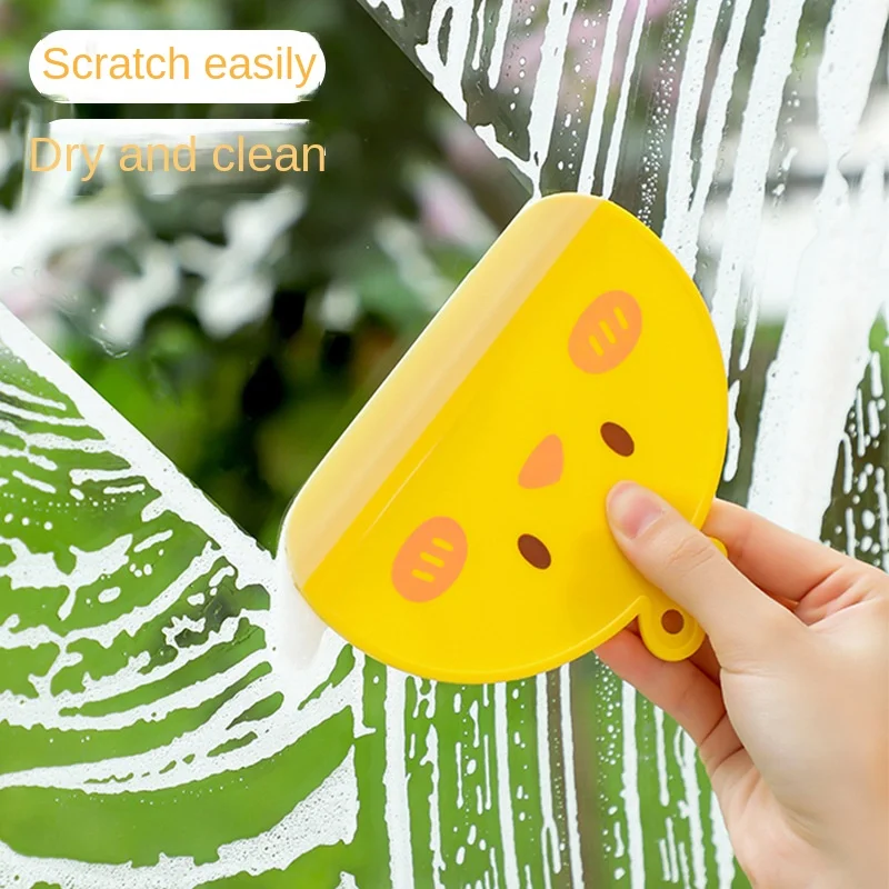 

Cartoon Glass Wiper Household Bathroom Toilet Hand-washing Countertop Cleaning Tool Wipe Glass Mirror Washing Board Household