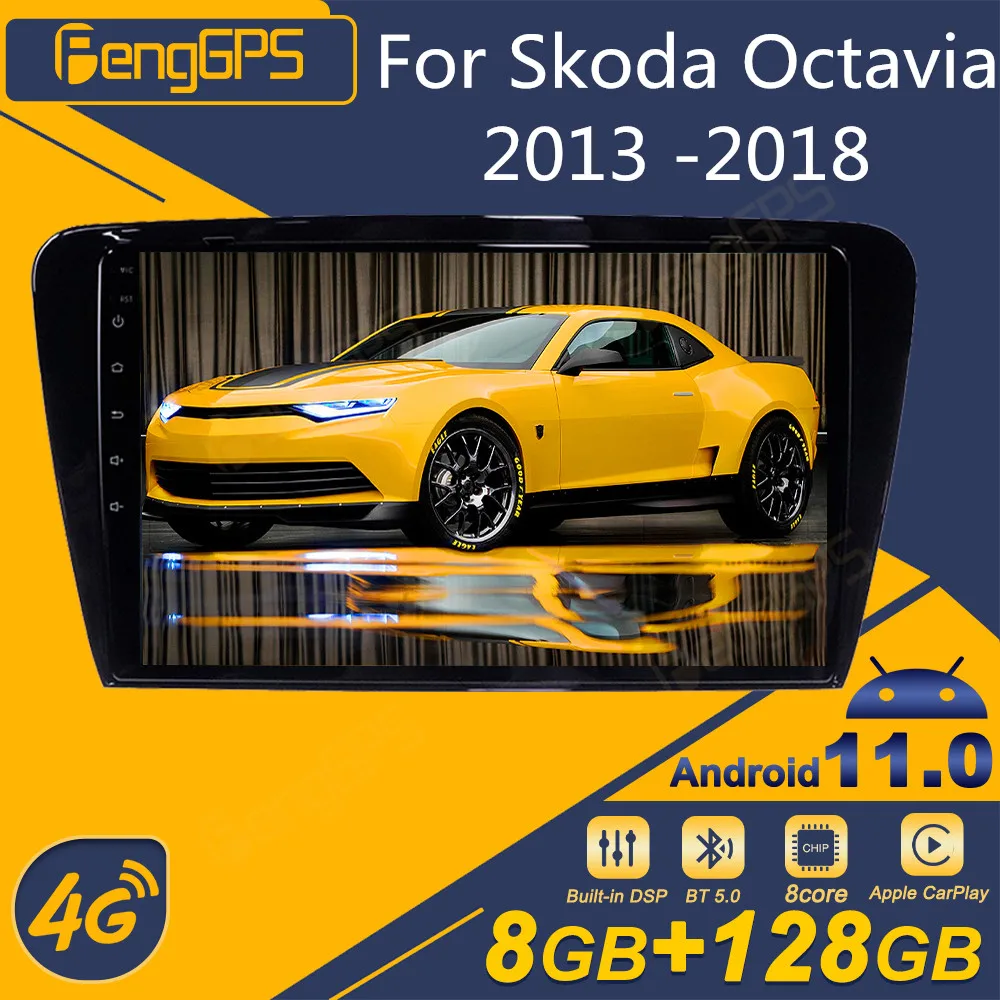 

For Skoda Octavia 2013 -2018 Manual Android Car Radio 2Din Stereo Receiver Autoradio Multimedia Player GPS Navi Head Unit Screen