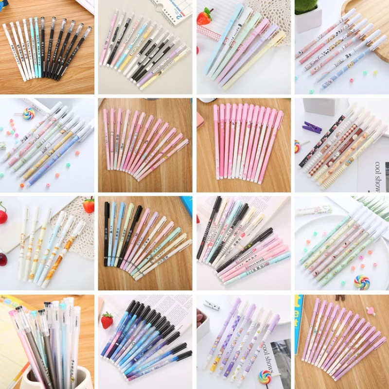 

Good-looking Xueba Gel Pen Creative Pull Cap Straight Rod Student Ball Pen Inspirational Text Office Signature Pen Wholesale