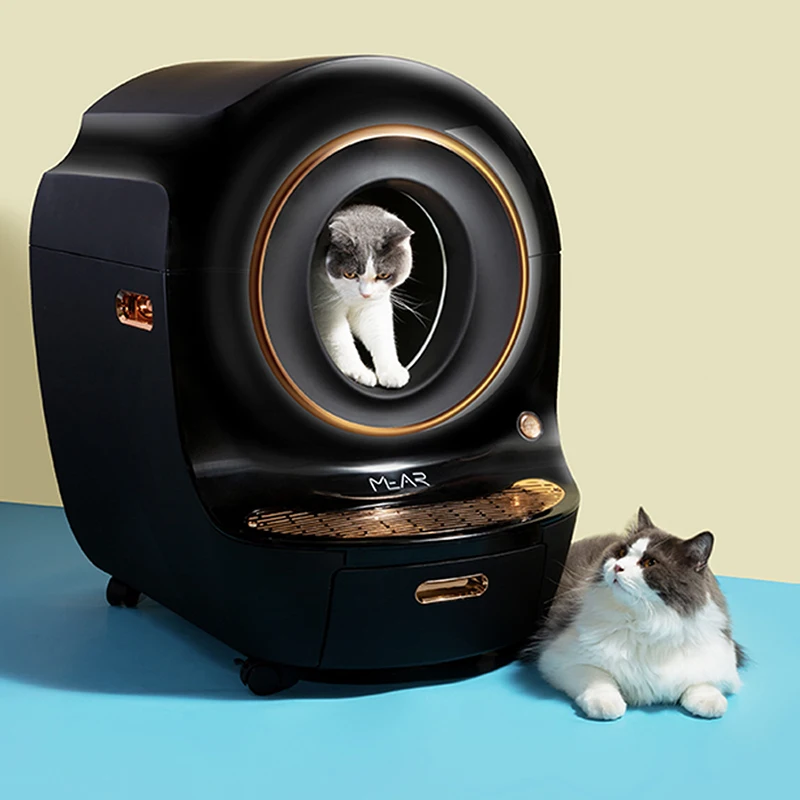 

Intelligent Enclosed Self-Cleaning Cat Litter Box Cat Toilet Electric Cleaner Automatic Odor Removal With Deodorant Pet Supplies