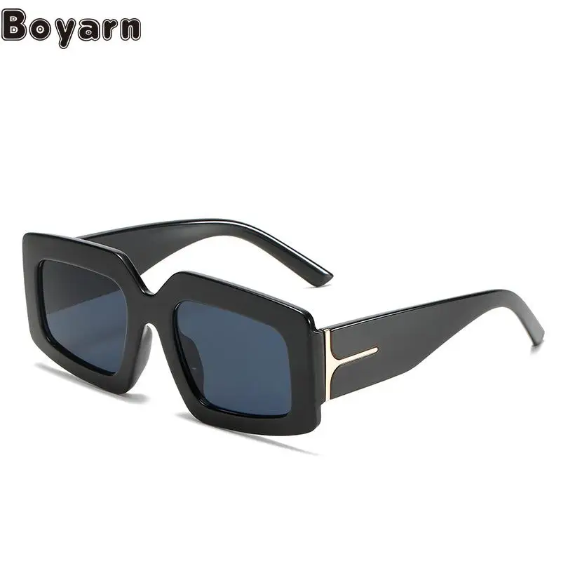 

Boyarn New Sunglasses Steampunk Fashion Shades Same Multicolor Striped Glasses Personality Shades Sunglasses Wome