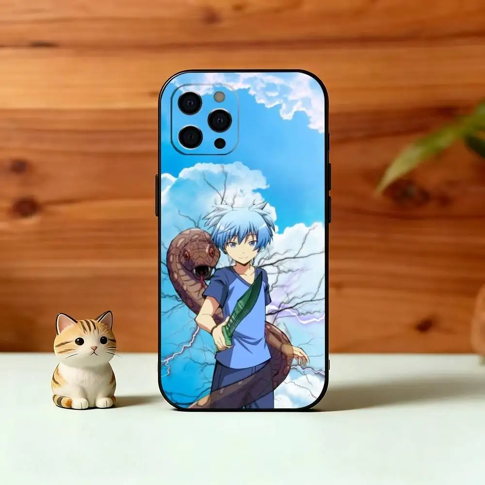 Чехол для телефона Assassination Classroom Nagisa для iPhone 17, 16, 15, 14, 13, 12, 11 Plus, Pro Max и других моделей, мягкий черный чехол (art.: 3920da062bd32) - 3920da062bd32