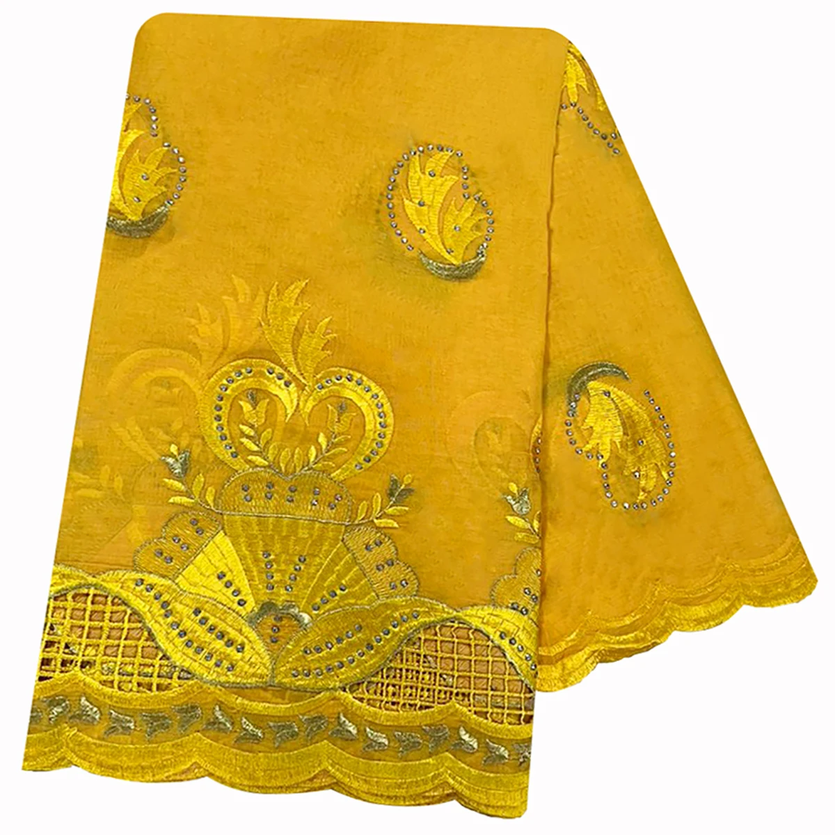 Новинка 2024 г. Лидер продаж 100% хлопок яркий Африканский женский хиджаб ажурный