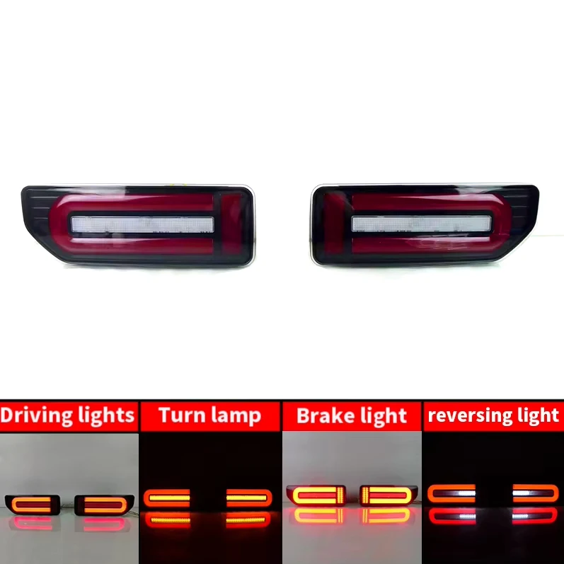 

1 пара автомобильных светодиодных задних фонарей, светодиодный задний ходовой фонарь, динамический указатель поворота для Suzuki Jimny JB64 JB74 2019-2024