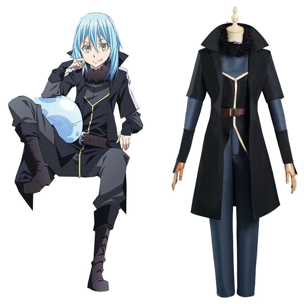 

That Time I Got Reincarnated as a Slime Rimuru Tempest Cosplay Costume Jumpsuit Coat Pants Outfits Halloween Carnival Suit