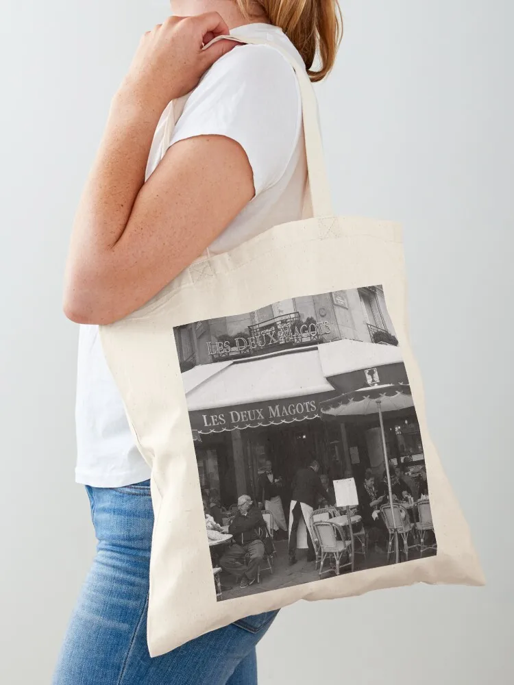 Большая сумка Les Deux Magots холщовая сумка-тоут на заказ холст