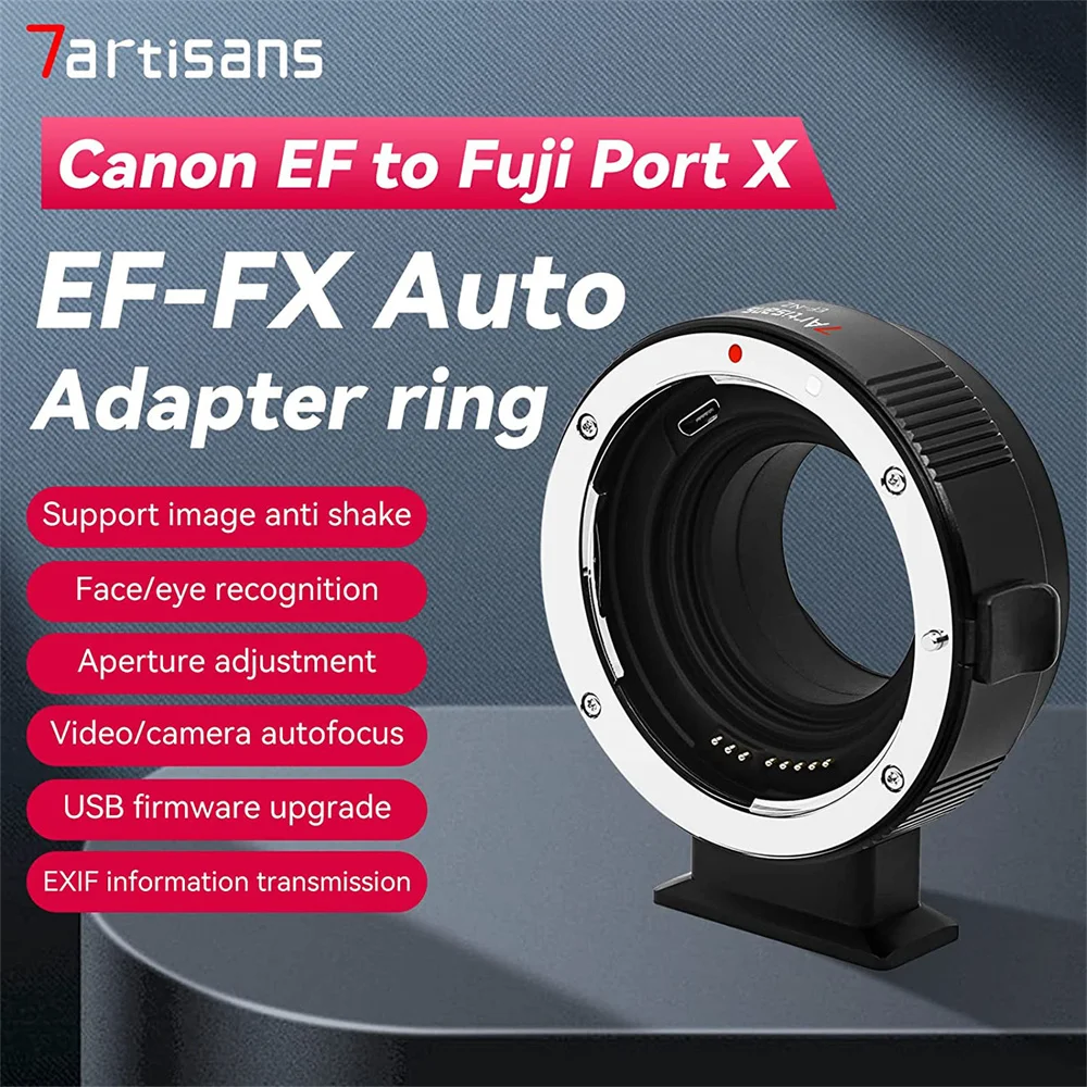 

Адаптер с автофокусом для объектива Canon EF на камеру FUJIFX