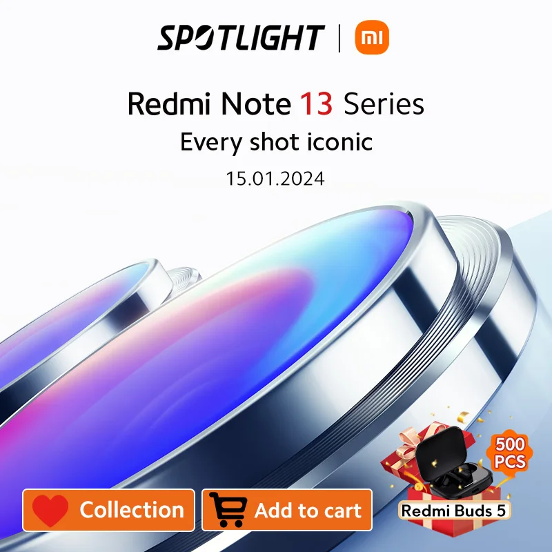 [Глобальная версия] Xiaomi Redmi Note 13 Series стандартное событие, известное в Интернете событие выпуска 15 января - В корзинах у всех - бестселлеры