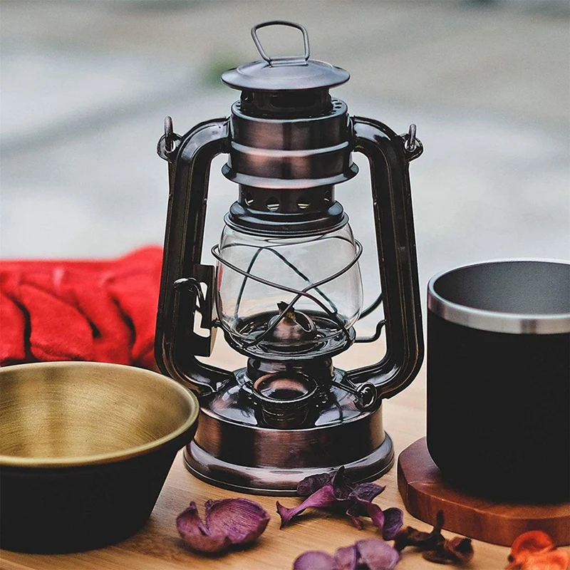 Outdoor Oil Lamp Kerosene Burning Lantern Lamps/Hanging Emergency Camp Disaster Prevention Lighting For Home Tent