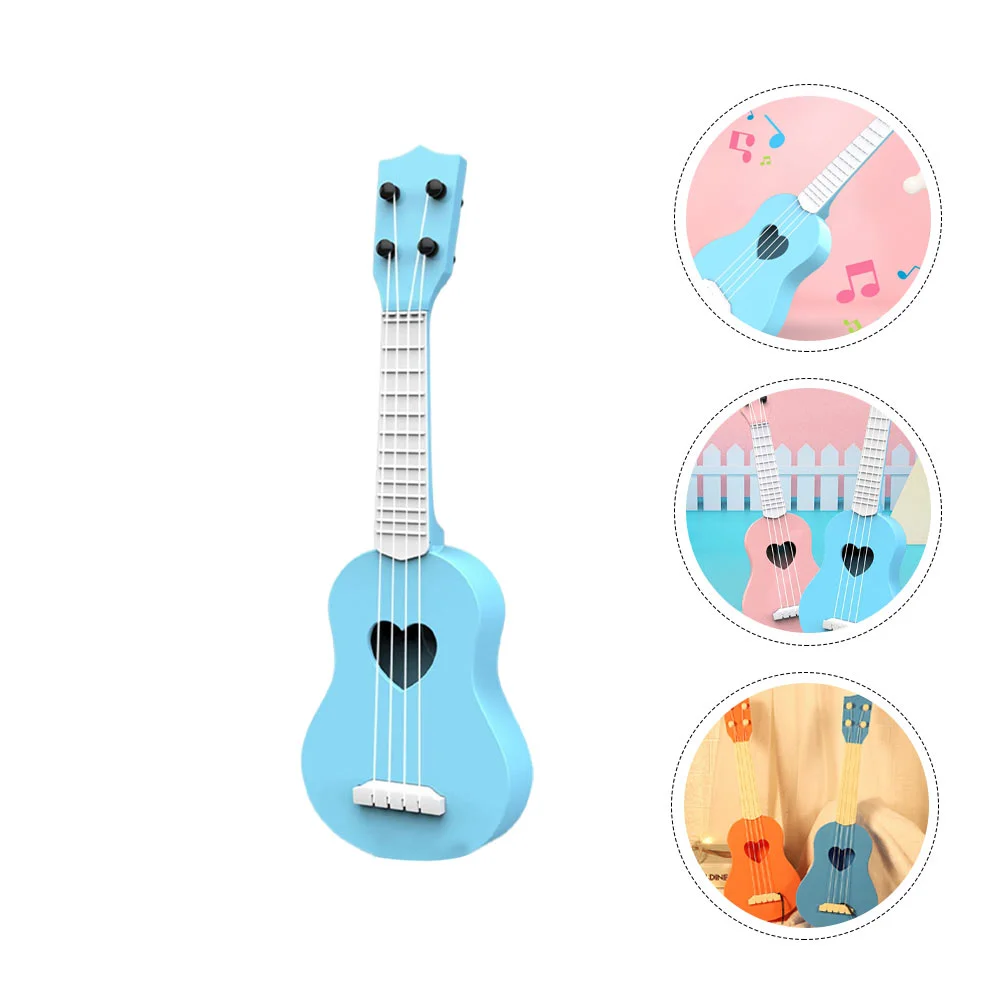 

Plastic Kids Ukulele Beginner Musical Instrument Guitar for Children