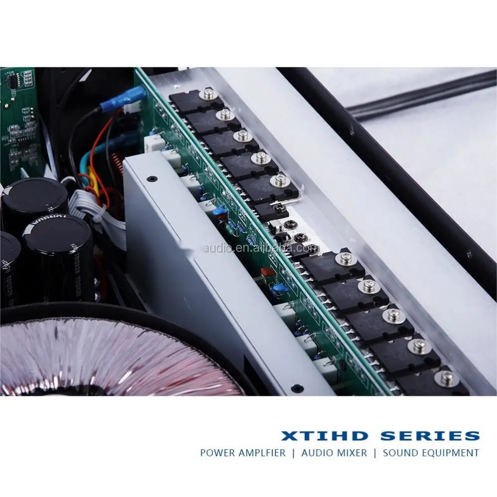 Усилитель мощности аудио 1U 2/4 каналов