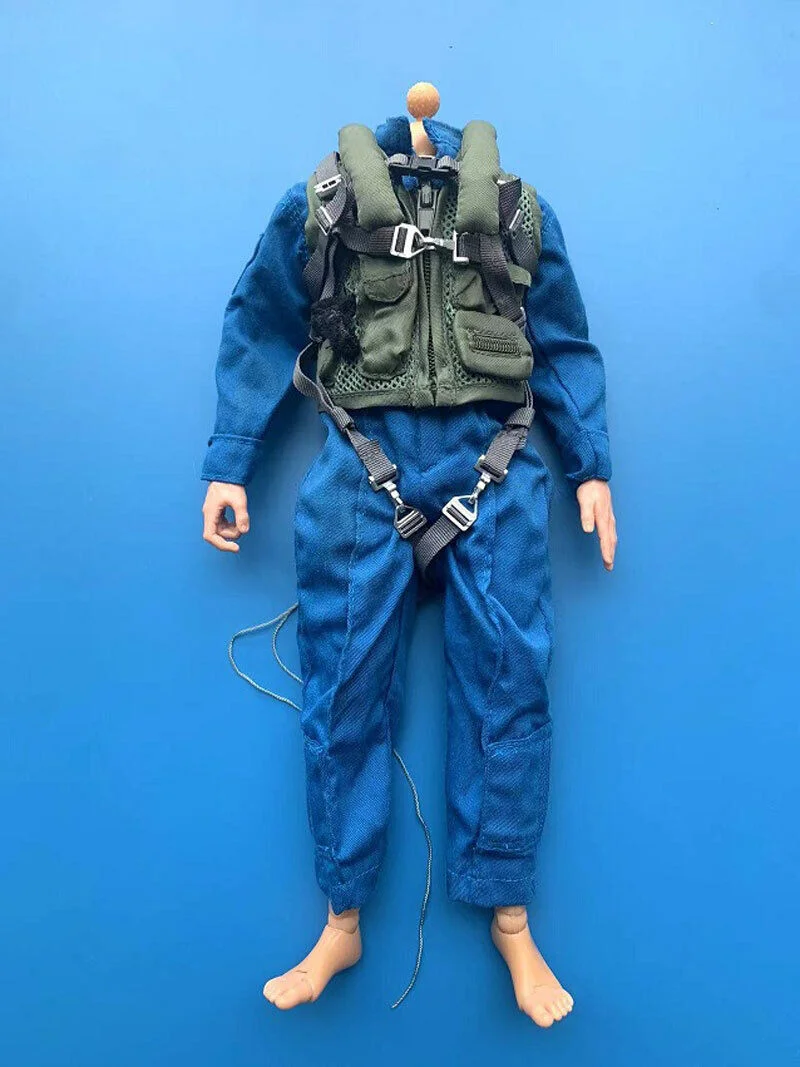 

I5-4 1/6th Pilot Floating Collar Downhill Belt Vest Model for 12" Figure Doll