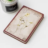 fromthenon flower notebook eu retro cover notebook personal diary book vintage notebook korean stationery school supplies