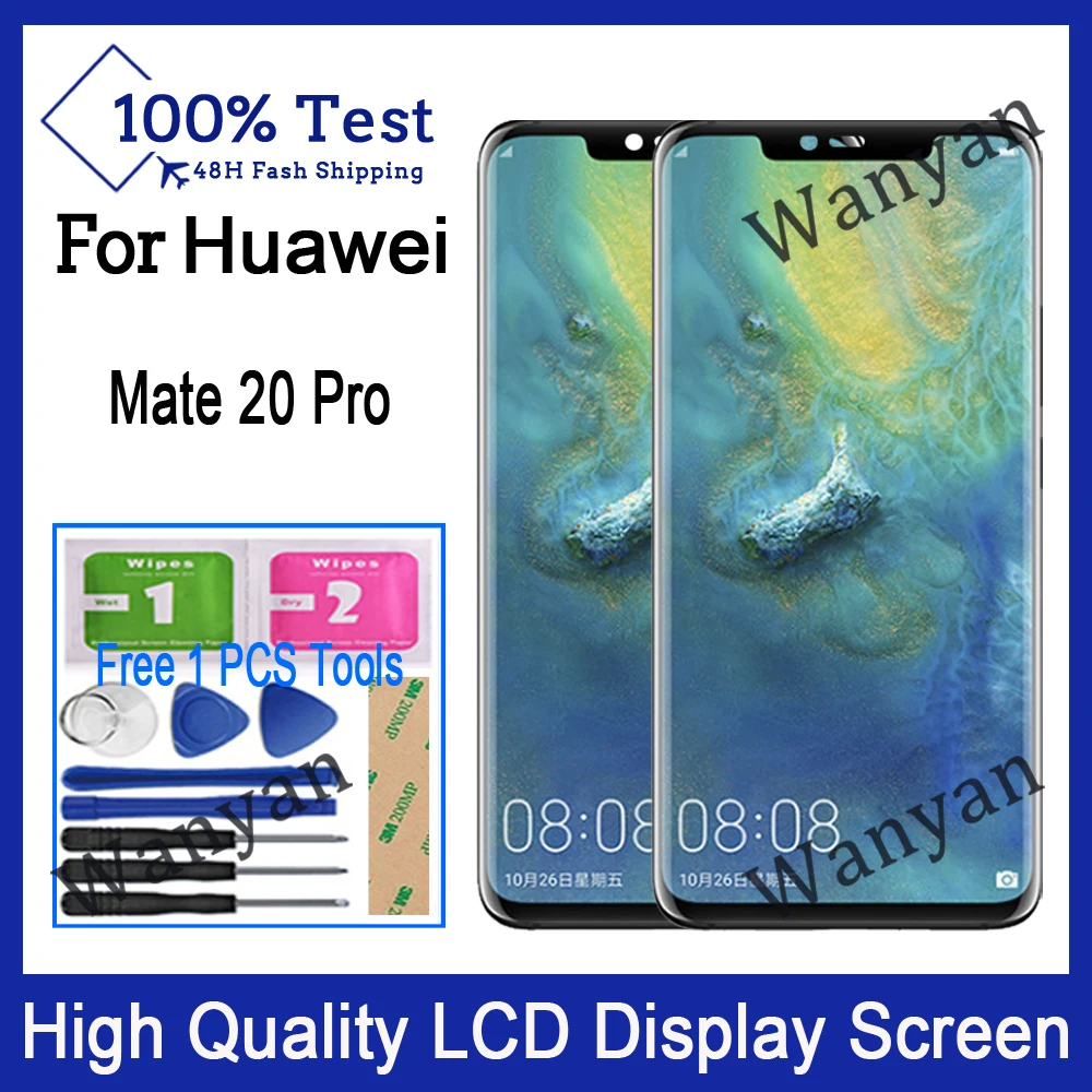 

Оригинальный ЖК-дисплей для Huawei Mate 20 Pro, сенсорный экран, дигитайзер, запасные части