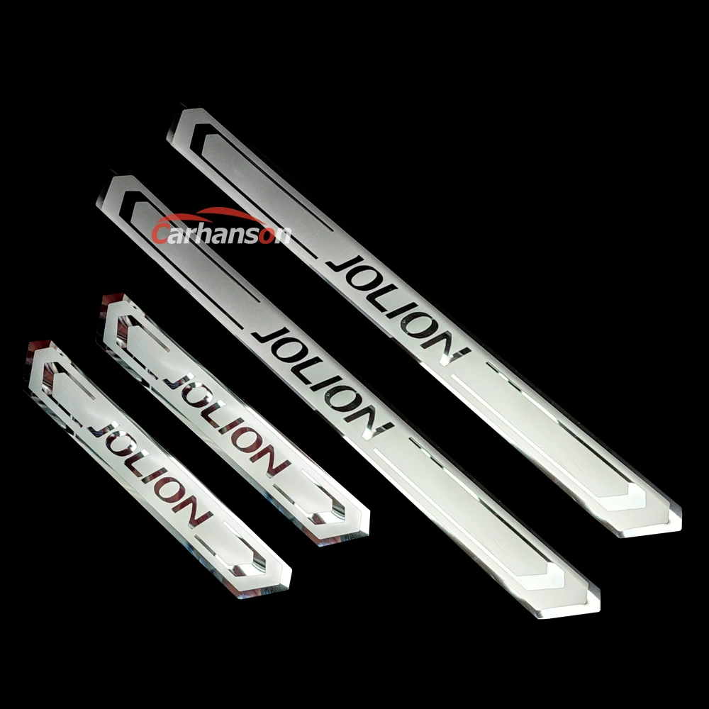 

For Haval Jolion Car Accessories Door Sill Protector Scuff Plate Auto Threshold Stickers Guard Pedal Trim 2021 2022 2023 2020