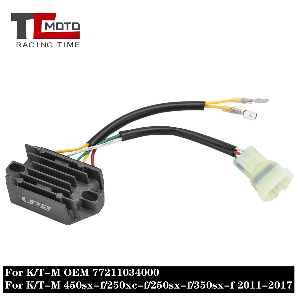 

TCMOTO Voltage Rectifier Regulator For KTM 77211034000 Regulator For KTM 450 SMR SXF 250 350 450 SX-F For KTM 250 350 XCF X-CF