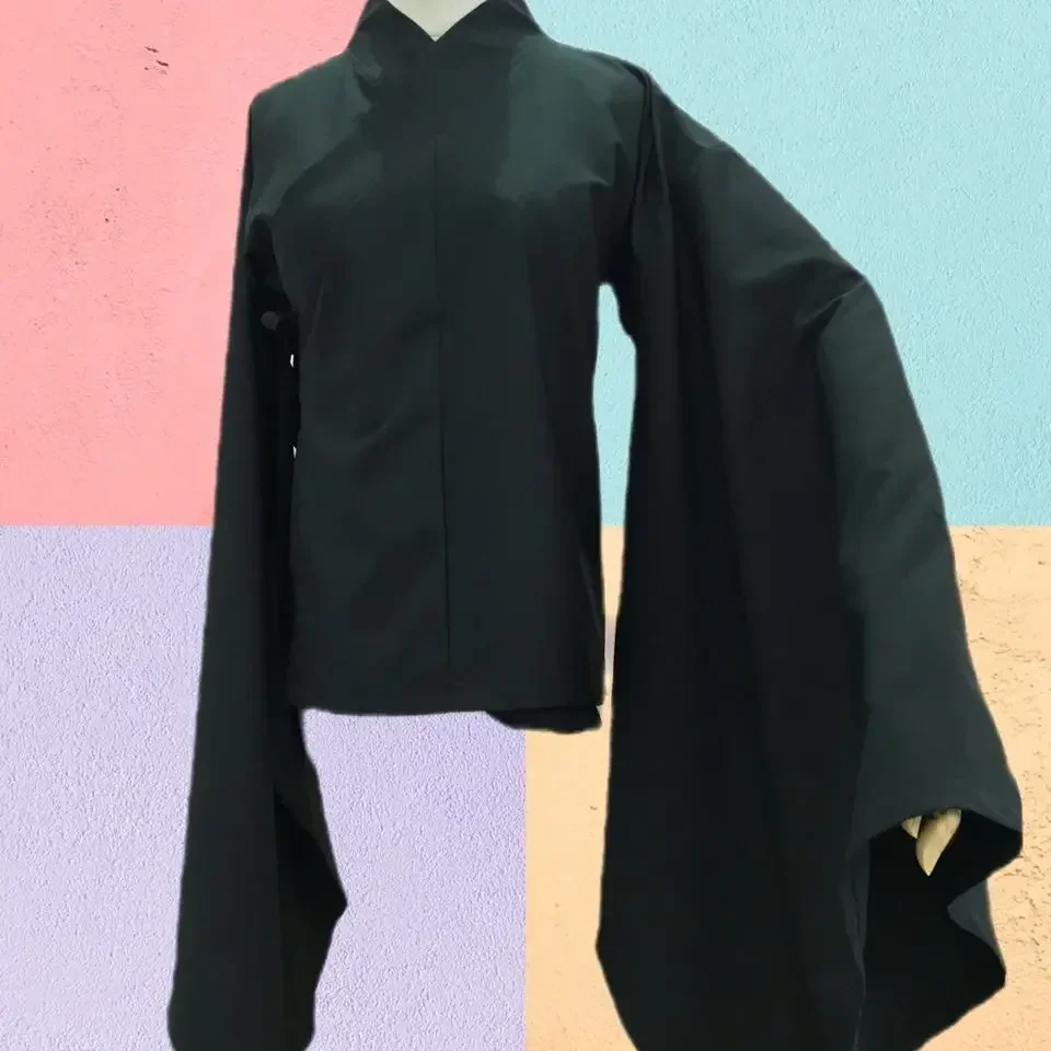 Китайская традиционная одежда Hanfu для женщин и мужчин белые черные топы юбка