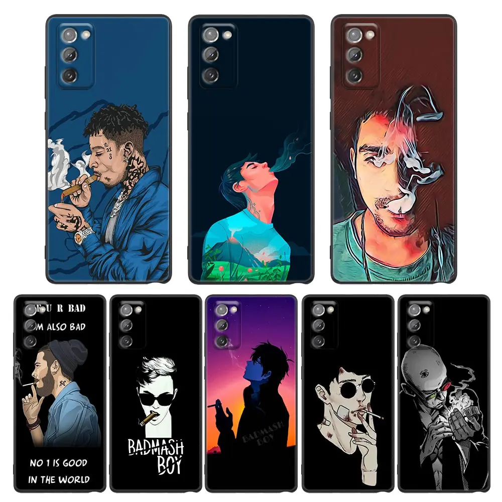 

Bad Boys Smoking Phone Case for Samsung A7 A52 A53 A71 A72 A73 A91 M22 M30s M31s M33 M62 M52 F23 F41 F42 5G 4G TPU Case