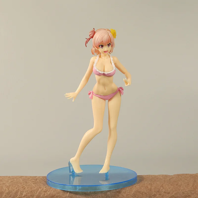 

My Teen Romantic Comedy SNAFU Toy Figures Yuigahama Yui Swimsuit Model PVC Furnishing Articles Plate Desk Decor Accesorios Kid