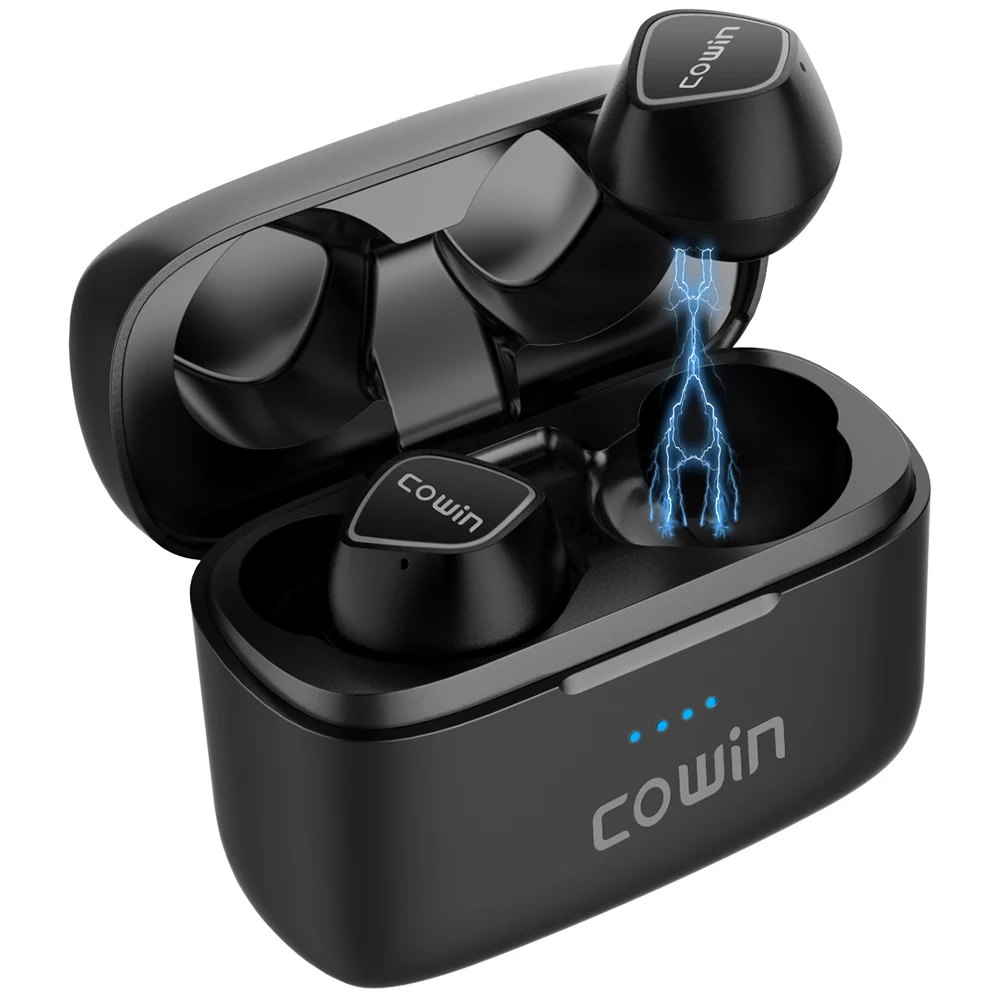 

Cowin ky02 touch Bluetooth Heaphone 5.0 True Wireless earphones TWS stereo sport earbuds IPTX5 with microphone headset box