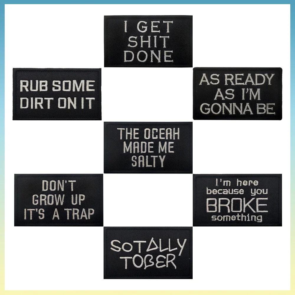 NO WEENIES ALLOWED высокое качество вышивка красивая забавная нашивка с буквами для