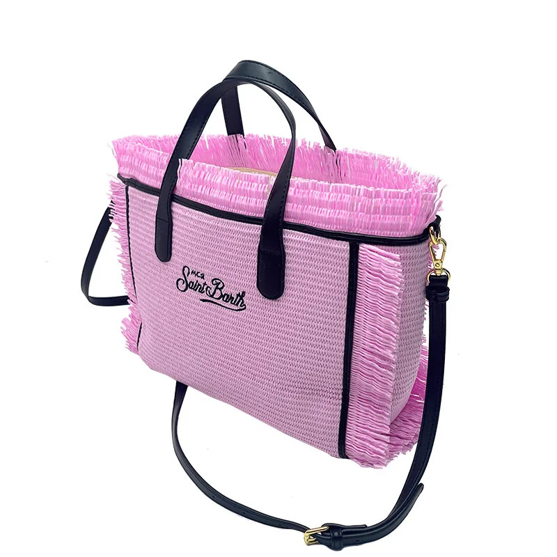 Сумка кросс-боди с соломенным ковриком SAINT BARTH маленькая сумка Повседневная